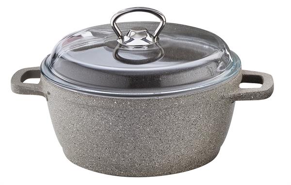 Falez Granite Stewpot 20cm Gray